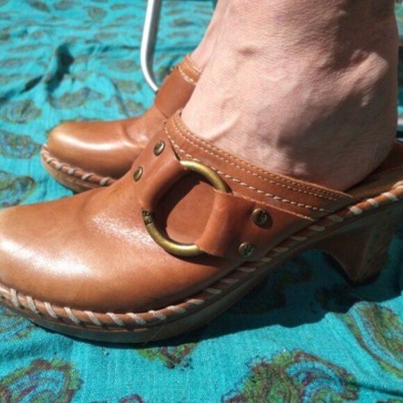 FRYE Leather Clogs Mules - Picture 1 of 1